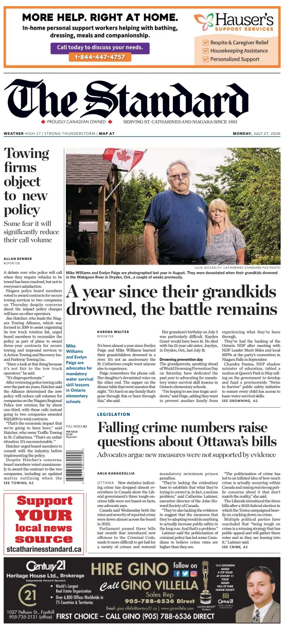Cover of The Standard (St. Catharines)