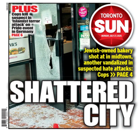 Cover of Toronto Sun