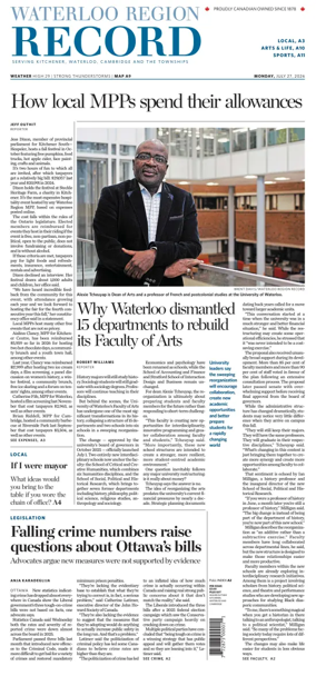 Cover of Waterloo Region Record