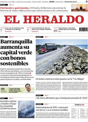 Cover of El Heraldo (Colombia)