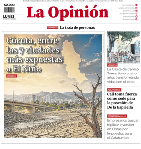 Cover of La Opinion