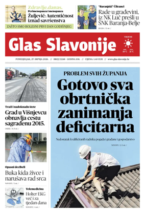 Cover of Glas Slavonije