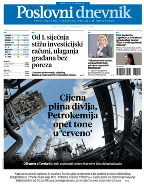 Cover of Poslovni Dnevnik