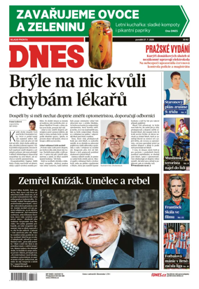 Cover of Dnes Prague Edition