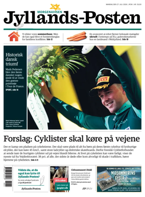 Cover of Jyllands-Posten