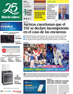 Cover of Diario Libre (Republica Dominicana)