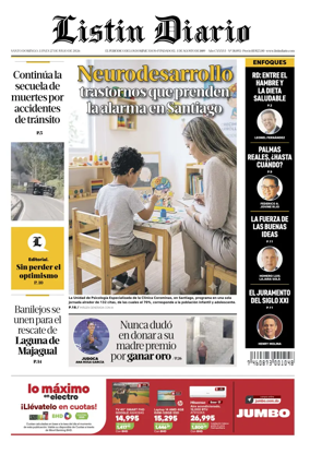 Cover of Listin Diario
