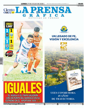 Cover of La Prensa Grafica