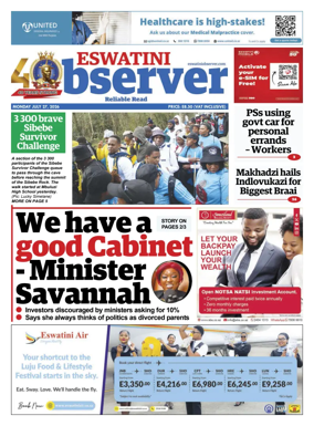 Cover of Eswatini Observer