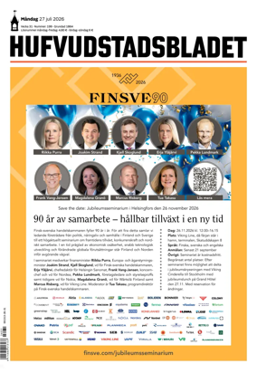 Cover of Hufvudstadsbladet
