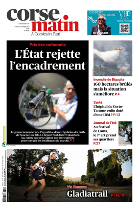 Cover of Corse Matin