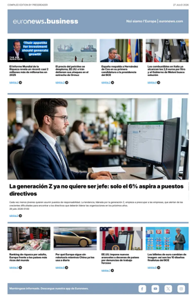 Cover of Euronews Business (Spanish) Compiled Edition