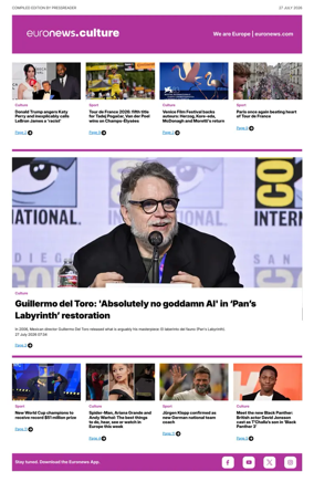 Cover of Euronews Culture and Sport Compiled Edition