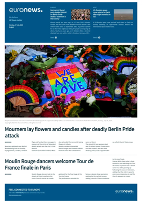 Cover of EuroNews (English Edition)