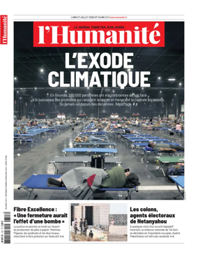 Cover of L'HUMANITE
