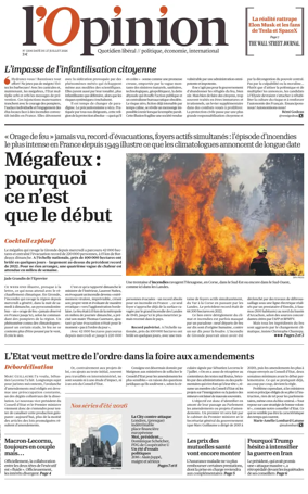 Cover of L'Opinion