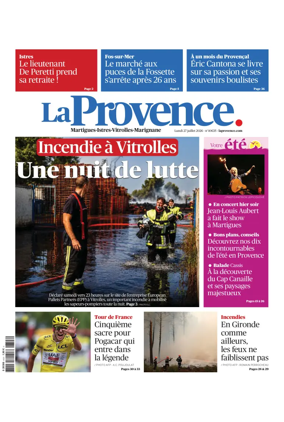 Cover of La Provence Martigues-Istres-Vitrolles-Marignane
