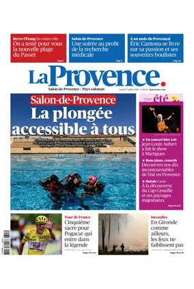 Cover of La Provence Salon-de-Provence / Pays salonais
