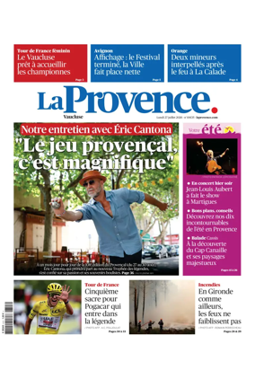 Cover of La Provences Vaucluse