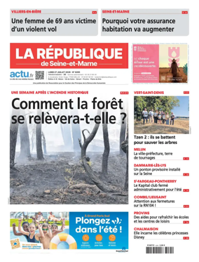 Cover of La Republique de Seine-et-Marne (Edition A-B)