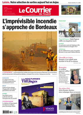 Cover of Le Courrier de l’Ouest (Cholet)