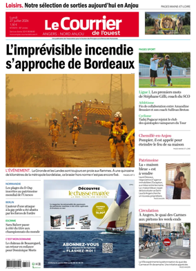 Cover of Le Courrier de l’Ouest (Nord Anjou)