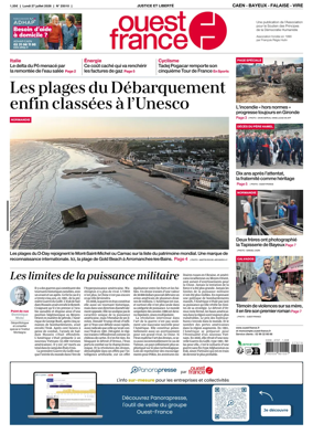 Cover of Ouest France (Caen - Bayeux - Falaise - Vire)