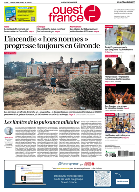 Cover of Ouest France (Chateaubriant)