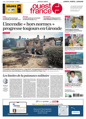 Cover of Ouest-France (Lannion / Paimpol / Guingamp)