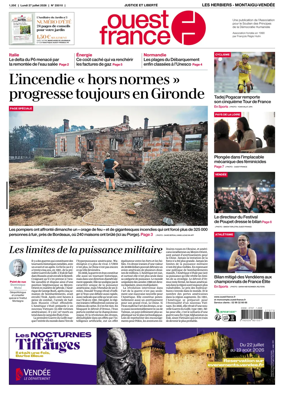 Cover of Ouest France (Les Herbiers / Montaigu)