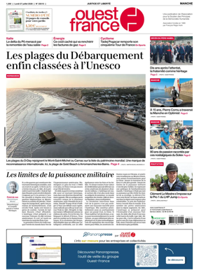Cover of Ouest France (Manche)