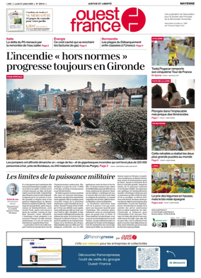 Cover of Ouest France (Mayenne)