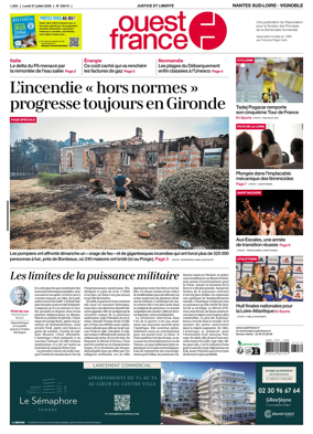 Cover of Ouest France (Nantes / Sud-Loire / Vignoble)