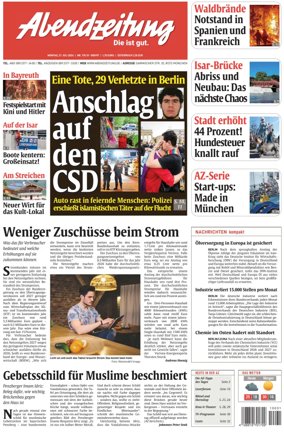 Cover of Abendzeitung Munchen