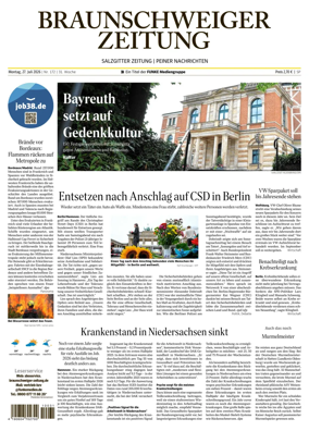 Cover of Braunschweiger Zeitung (Peine)