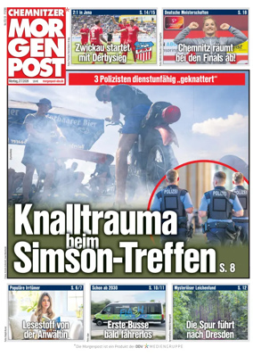 Cover of Chemnitzer Morgenpost