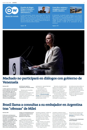 Cover of Deutsche Welle (Spanish edition)