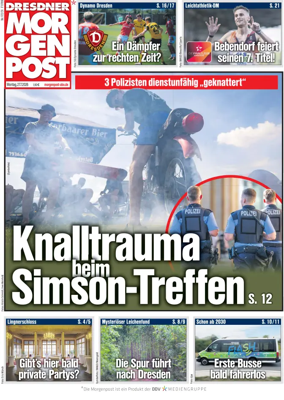 Cover of Dresdner Morgenpost