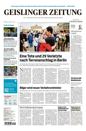 Cover of Geislinger Zeitung