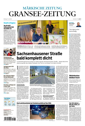 Cover of Gransee-Zeitung