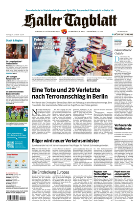 Cover of Haller Tagblatt