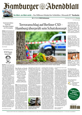 Cover of Hamburger Abendblatt (Pinneberg)