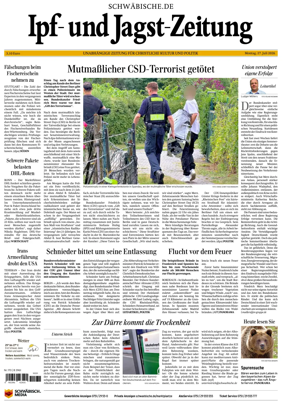 Cover of Ipf- und Jagst-Zeitung