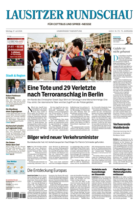 Cover of Lausitzer Rundschau