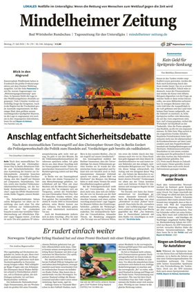 Cover of Mindelheimer Zeitung