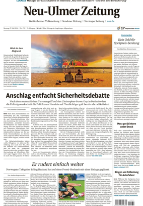 Cover of Neu-Ulmer Zeitung
