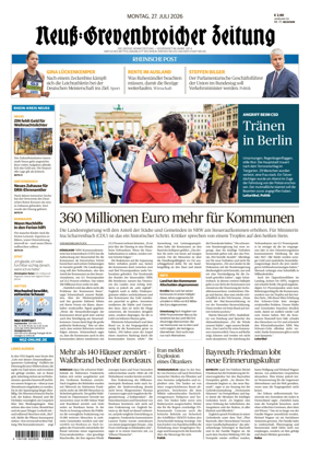 Cover of Neuss-Grevenbroicher Zeitung Neuss