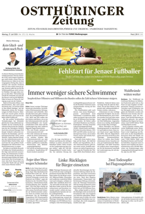 Cover of Ostthuringer Zeitung (Schleiz)