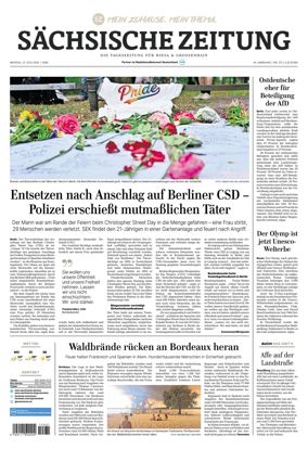 Cover of Sachsische Zeitung (Riesa & Grossenhain)