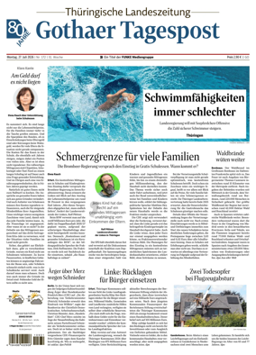 Cover of Thuringische Landeszeitung (Gotha)